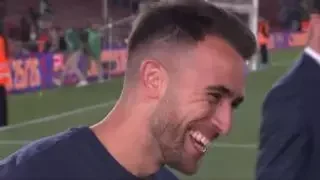 Eric Garcia se pronuncia sobre si se han enviado memes de la pelea entre Tchouaméni y Valverde